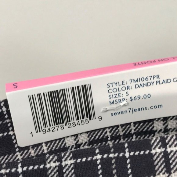 Seven7 Pull On Ponte 4-Way Stretch Legging W/Pockets, Women's Size S - Grey - Picture 5 of 9